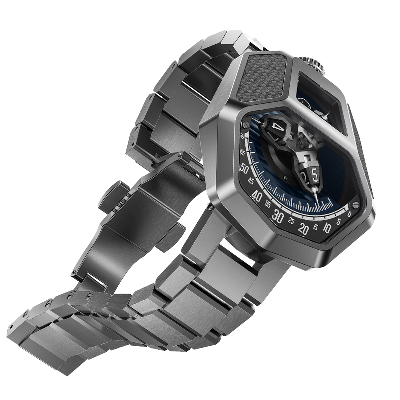 ATOWAK COBRA Royal Blue | 360° Satellite Hour Watch – Atowak