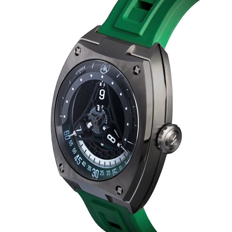 TARANTULA JUNGLE GREEN | Green Satellite Mechanical Watch | ATOWAK
