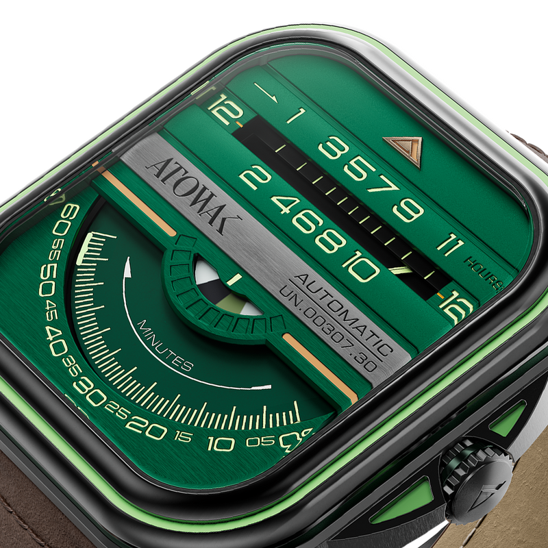 Windows Pro Green (Dial Upgraded) - Luxury Mechanical Watch – Atowak