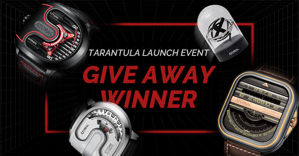 Announcement of the Winners of the TARANTULA Launch Event Giveaway