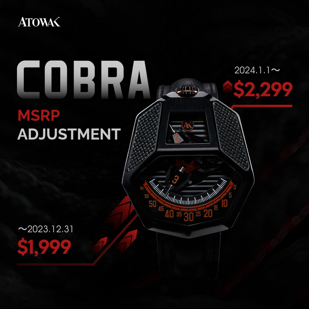 Announcement of the MSRP Adjustment for the ATOWAK COBRA