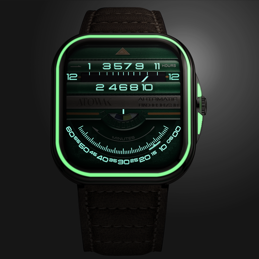 Atowak Windows Pro Green Dial Classic Man's Automatic Watches ...