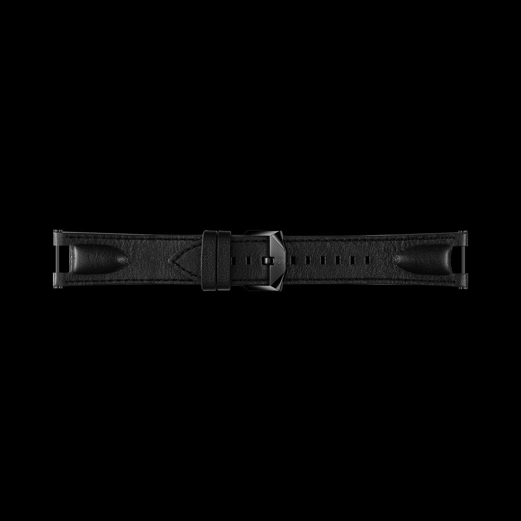 Black Leather Strap with Black Buckle for COBRA