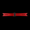 Bracelet en caoutchouc FKM rouge avec boucle noire pour vaisseau spatial