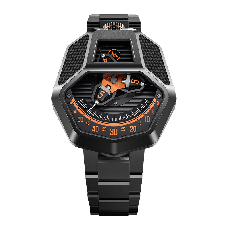 ATOWAK COBRA Carbon Black | 360° Satellite Hour Watch – Atowak