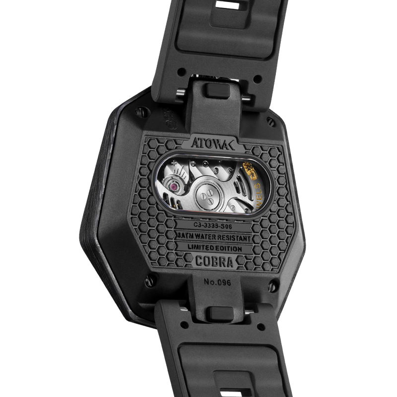 COBRA VENOM RED | Red Satellite Hour Mechanical Watch | ATOWAK