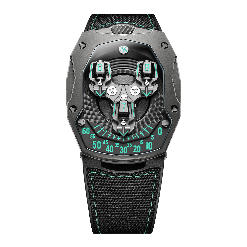 ATOWAK COSMOFLEET Aurora: Titanium Satellite Hour Watch – Atowak