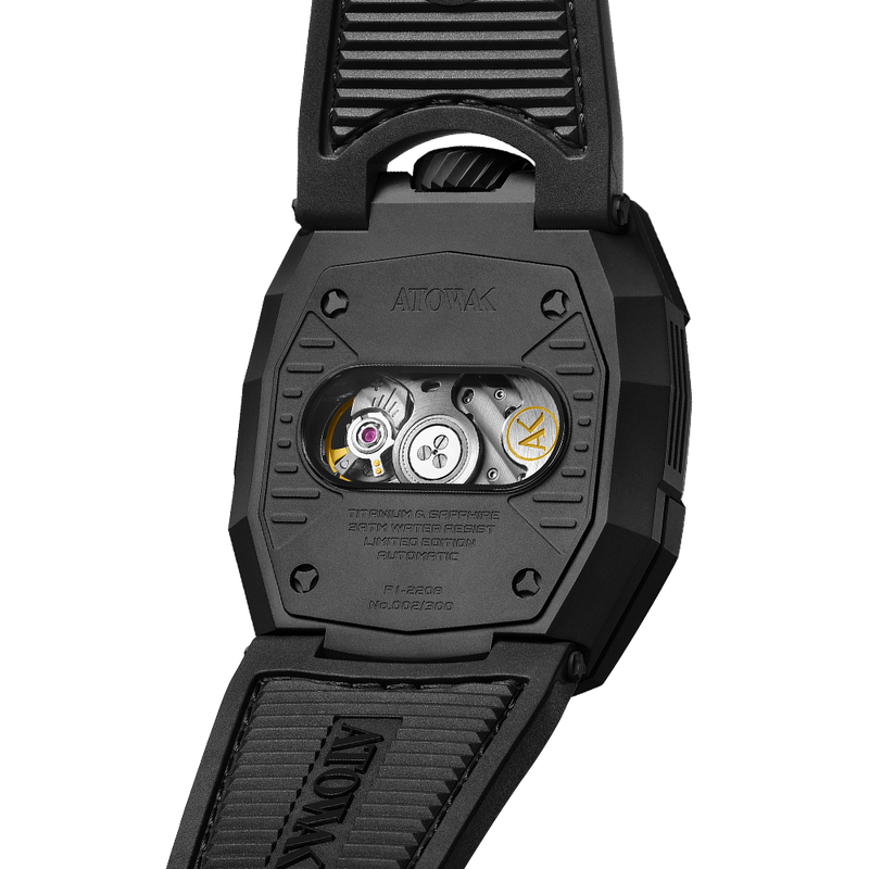 ATOWAK COSMOFLEET Shadow: Titanium Satellite Hour Watch – Atowak
