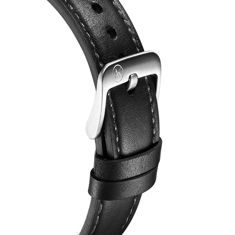 Atowak Ettore Drift 4-Arm Wandering Hour Silver Black Watches