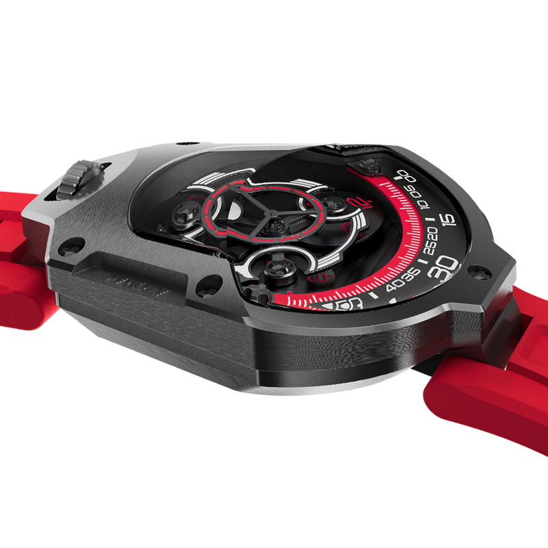 ATOWAK SPACESHIP Mars Red | 360° Revolving Hour Watch – Atowak