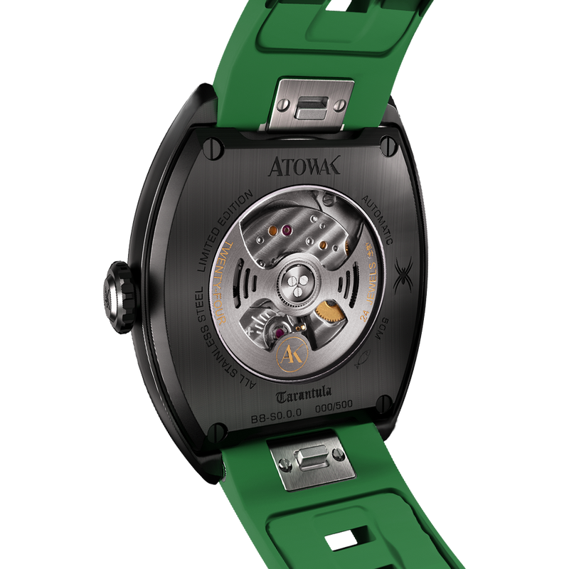 tac181 タテオシアン カフリンクス メカニカルアニマル シルバー タイガー TARANTULA JUNGLE GREEN | Green Satellite Mechanical Watch | ATOWAK
