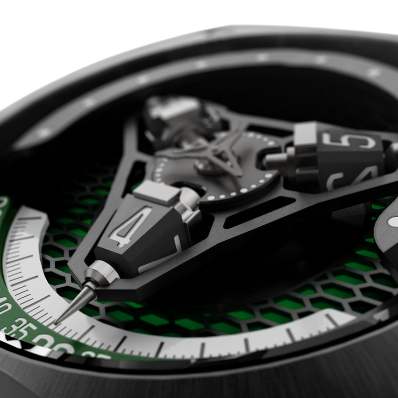 TARANTULA JUNGLE GREEN | Green Satellite Mechanical Watch | ATOWAK