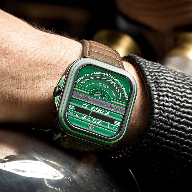 Windows Pro Green (Dial Upgraded) - Luxury Mechanical Watch – Atowak