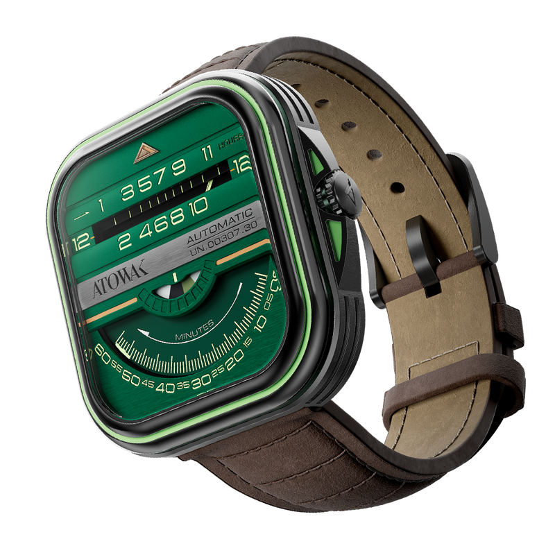 Windows Pro Green (Dial Upgraded) - Luxury Mechanical Watch – Atowak Windows Pro Green (Dial Upgraded) - Luxury Mechanical Watch – Atowak