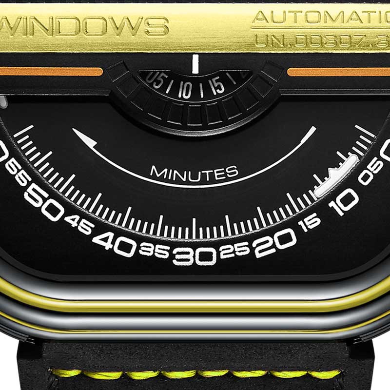 Windows Pro Schwarz-Gold