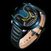 Atowak Ettore Drift 4-Arm Wandering Hour Relojes azul marino
