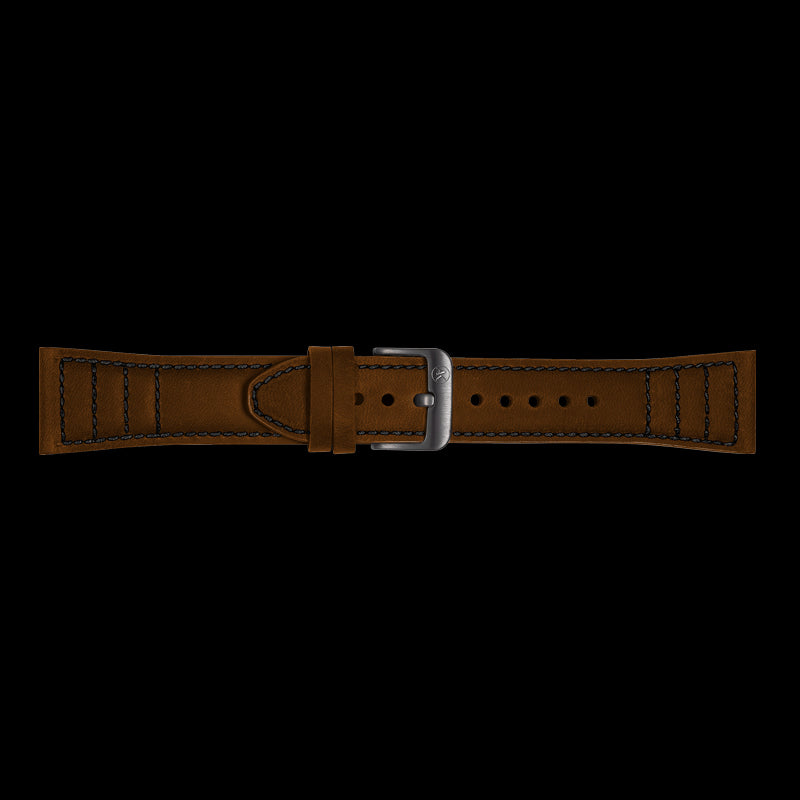 Dark-Brown Leather Strap  Suitable for Ettore Series