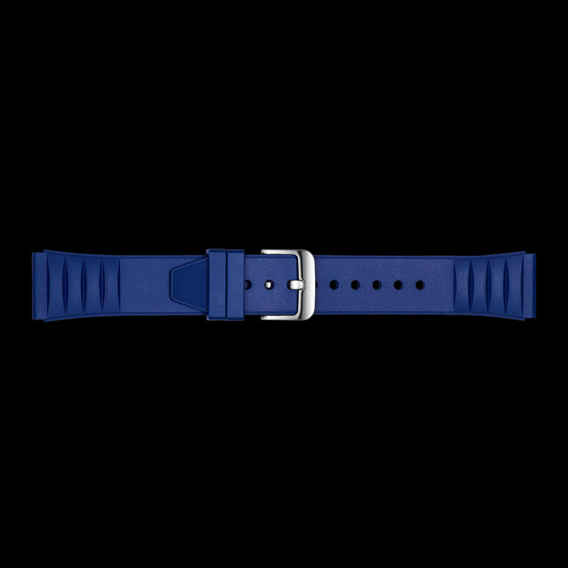 Blue Fluoro Rubber Strap Suitable for Windows Series