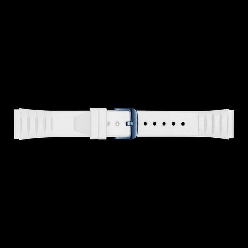 Bracelet en caoutchouc fluoré blanc adapté à la série Windows